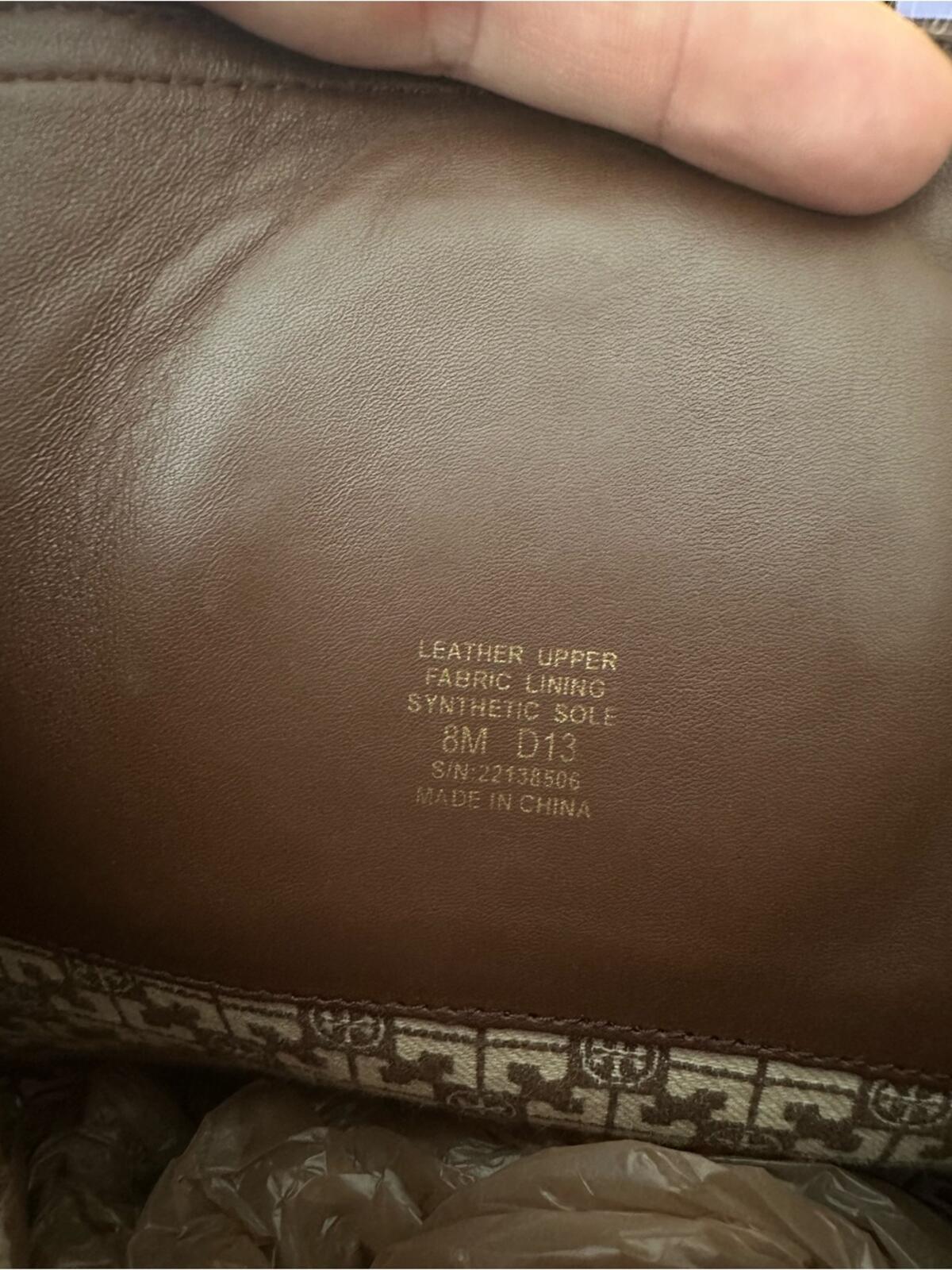 Tory Burch Kiernan Brown Leather Riding Boots