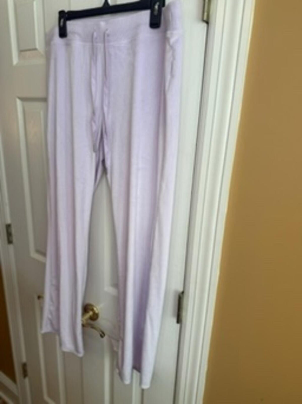 Light Purple Lounge Pants with Drawstring Waist