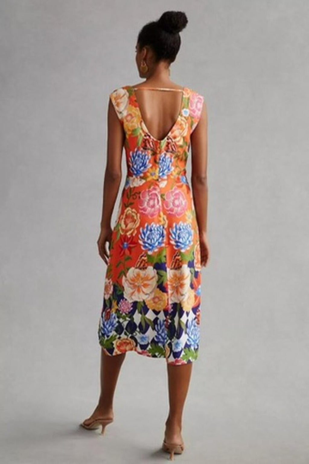 Anthropologie Floral Midi Dress