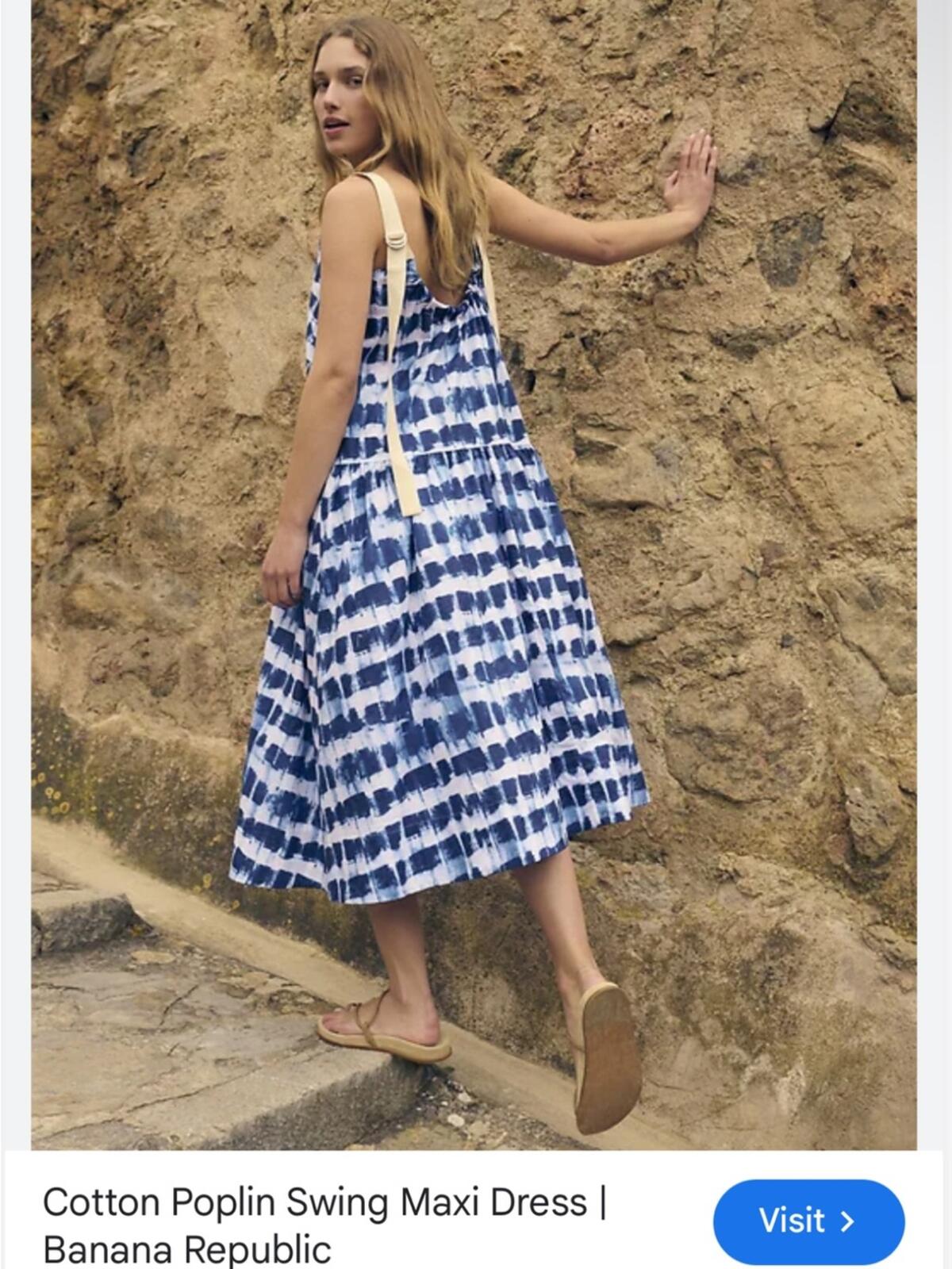 Banana Republic Swing Maxi Dress