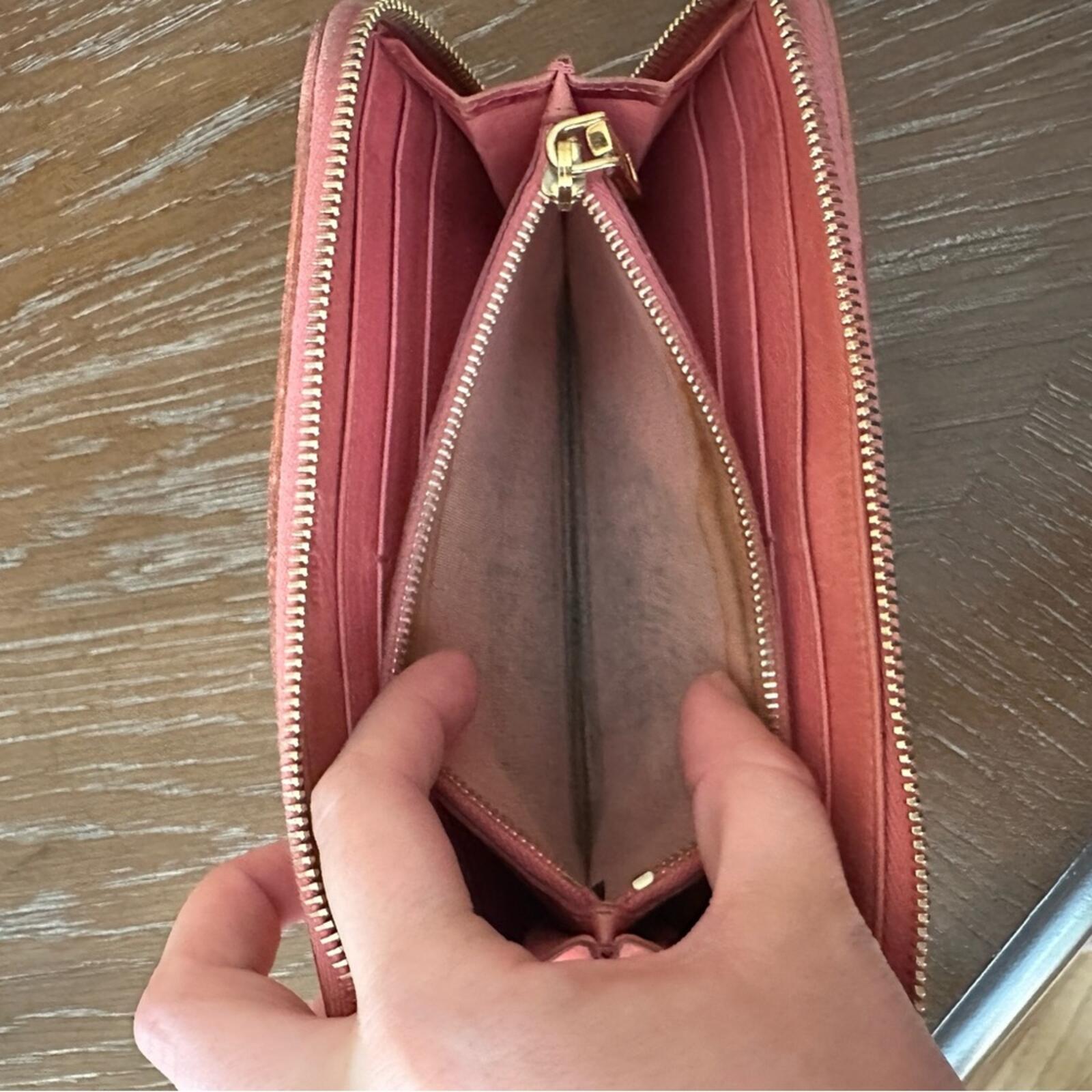 Miu Miu Quilted Bow Zip Wallet