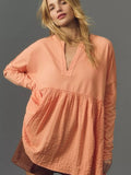 Pilcro Peplum Tunic Top