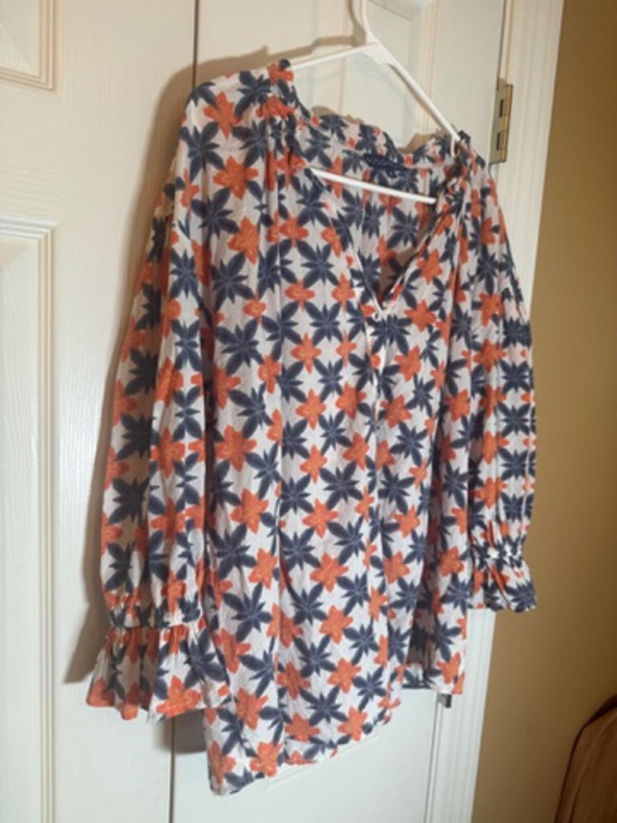 Tuckernuck Long Sleeve Floral Print Blouse