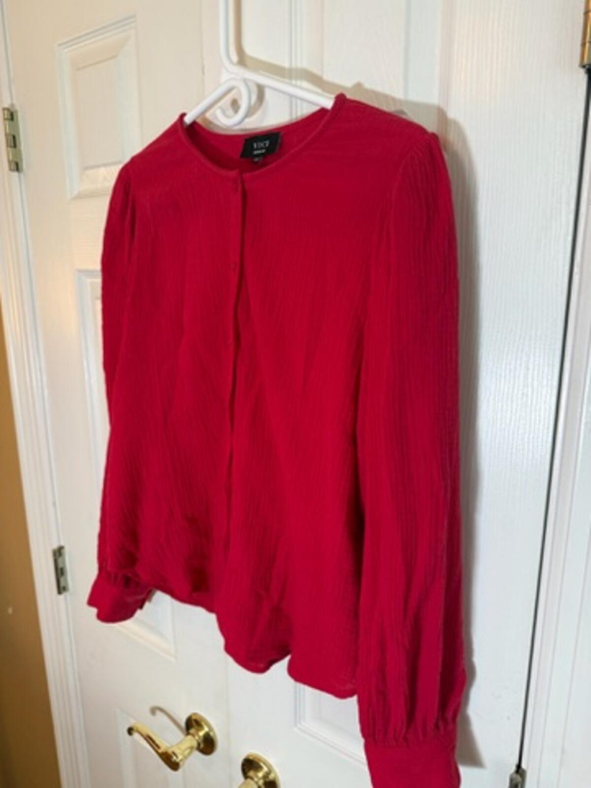 VICI 2 Piece Matching Gauze Cotton Lounge Set Red