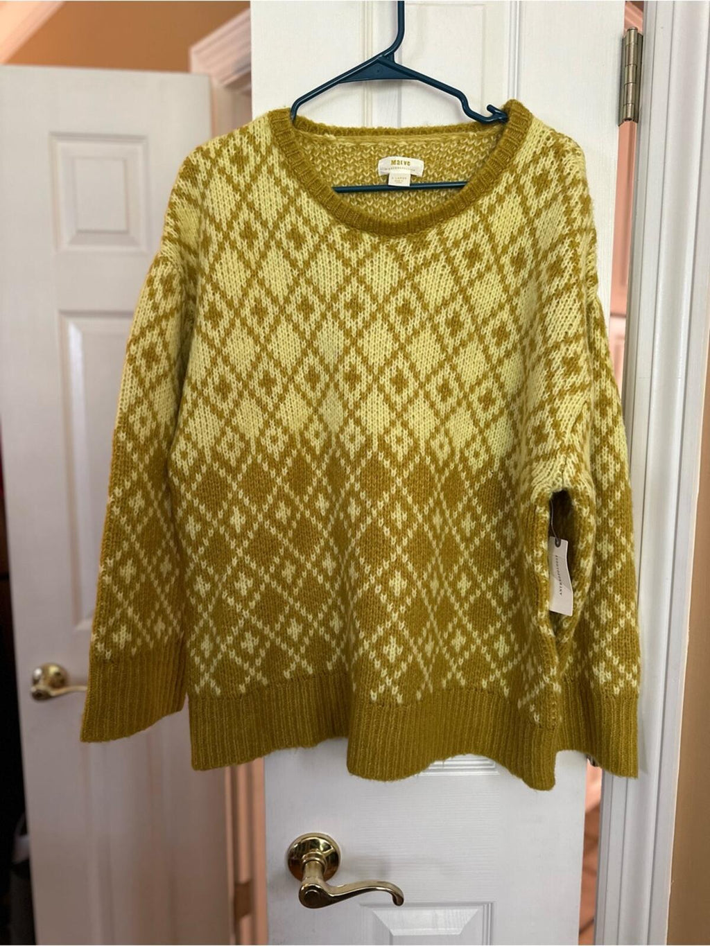 Anthropologie Crewneck Sweater and Matching Scarf