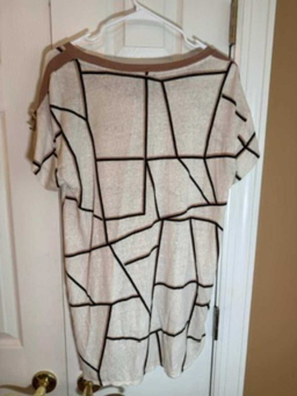 Lysse New York Women’s Medium Linen Blend Geometric Print M