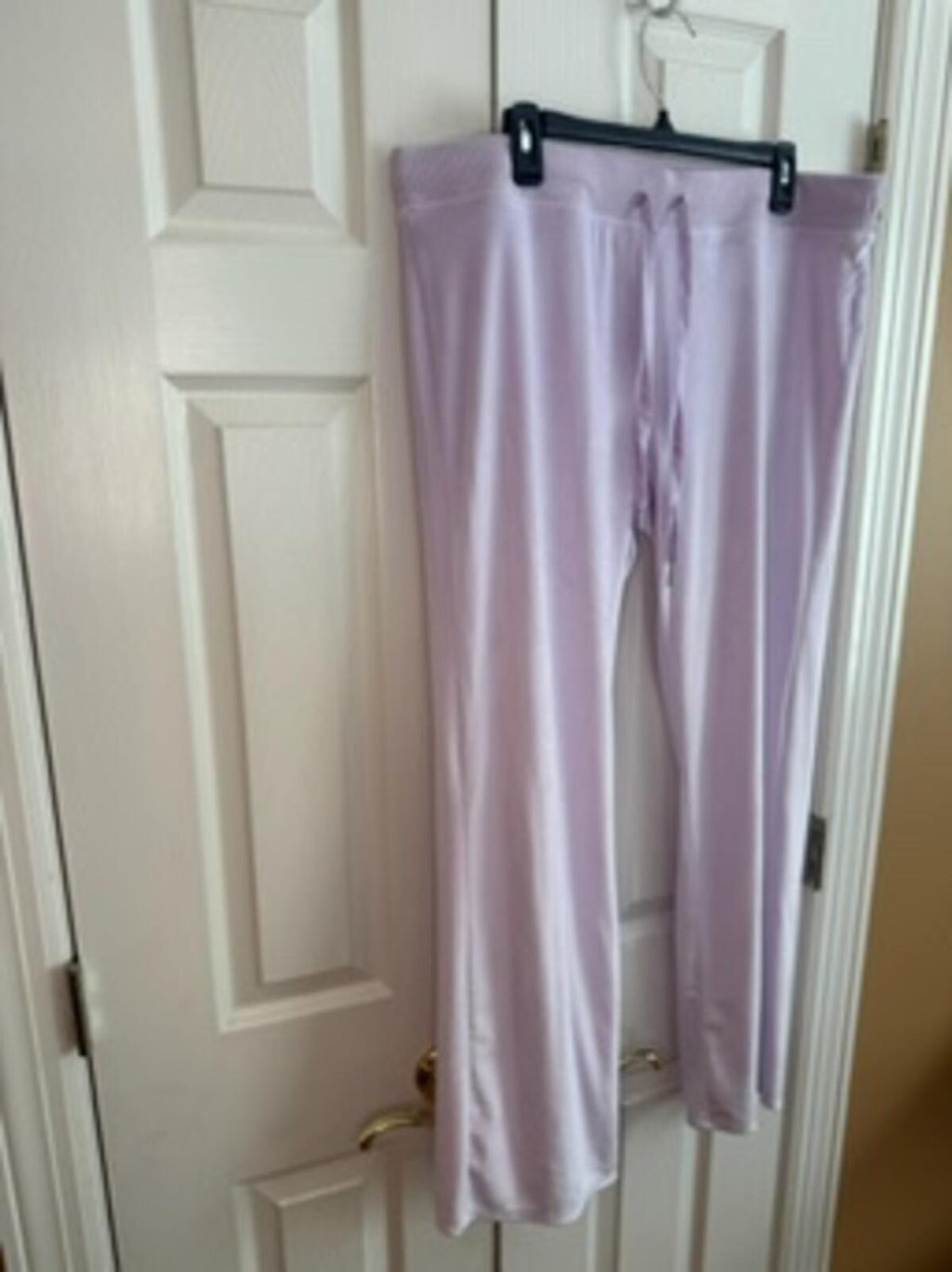 Light Purple Lounge Pants with Drawstring Waist