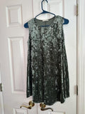 Molly Green Sleeveless Velvet Dress Size S