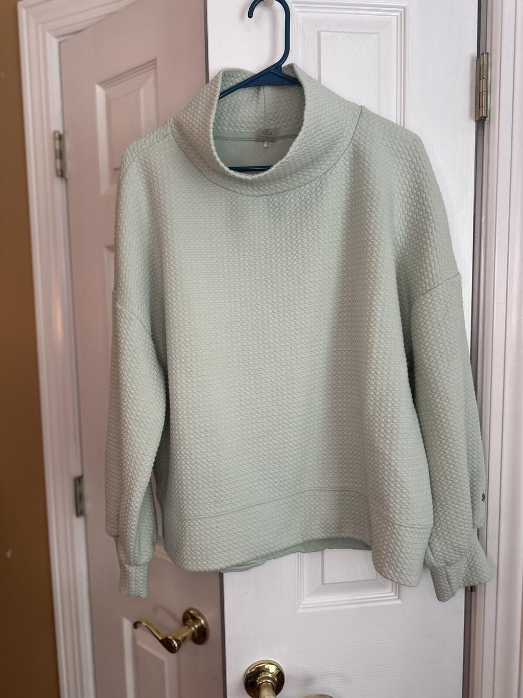 Calia Mint Cloud Mockneck Sweater Size XL