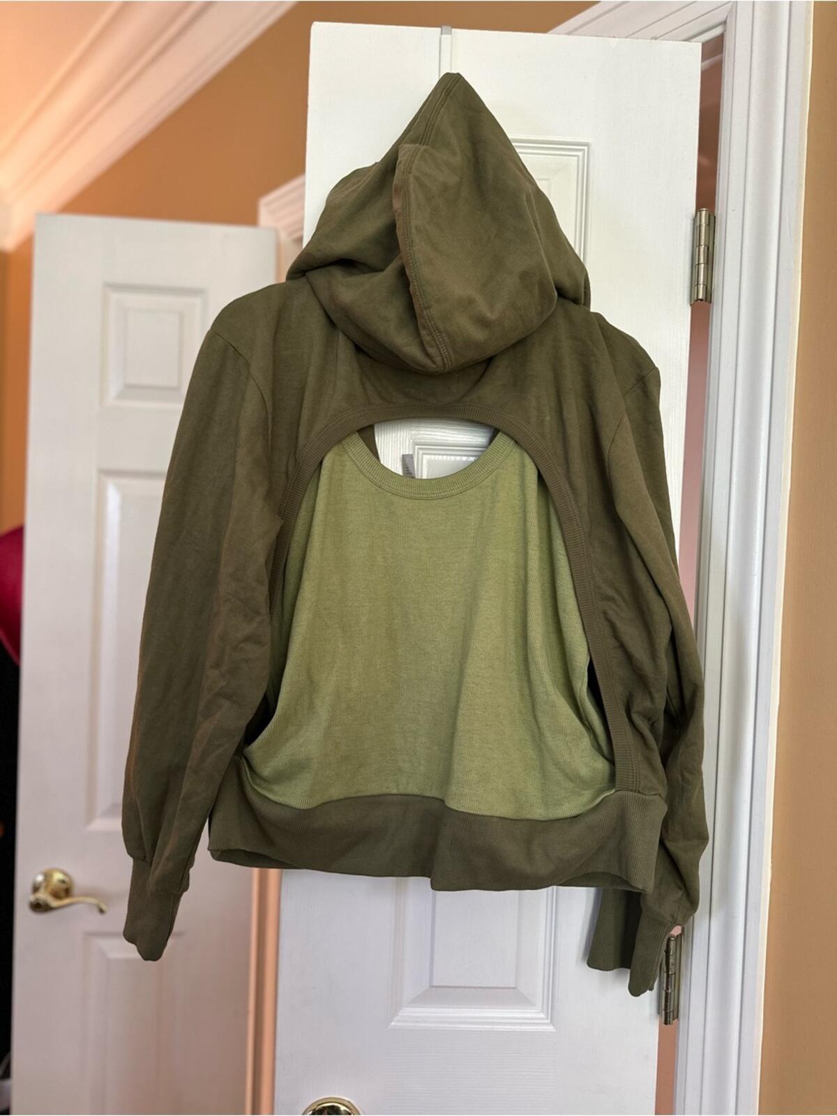 Anthropologie Wrap Hoodie with Tank