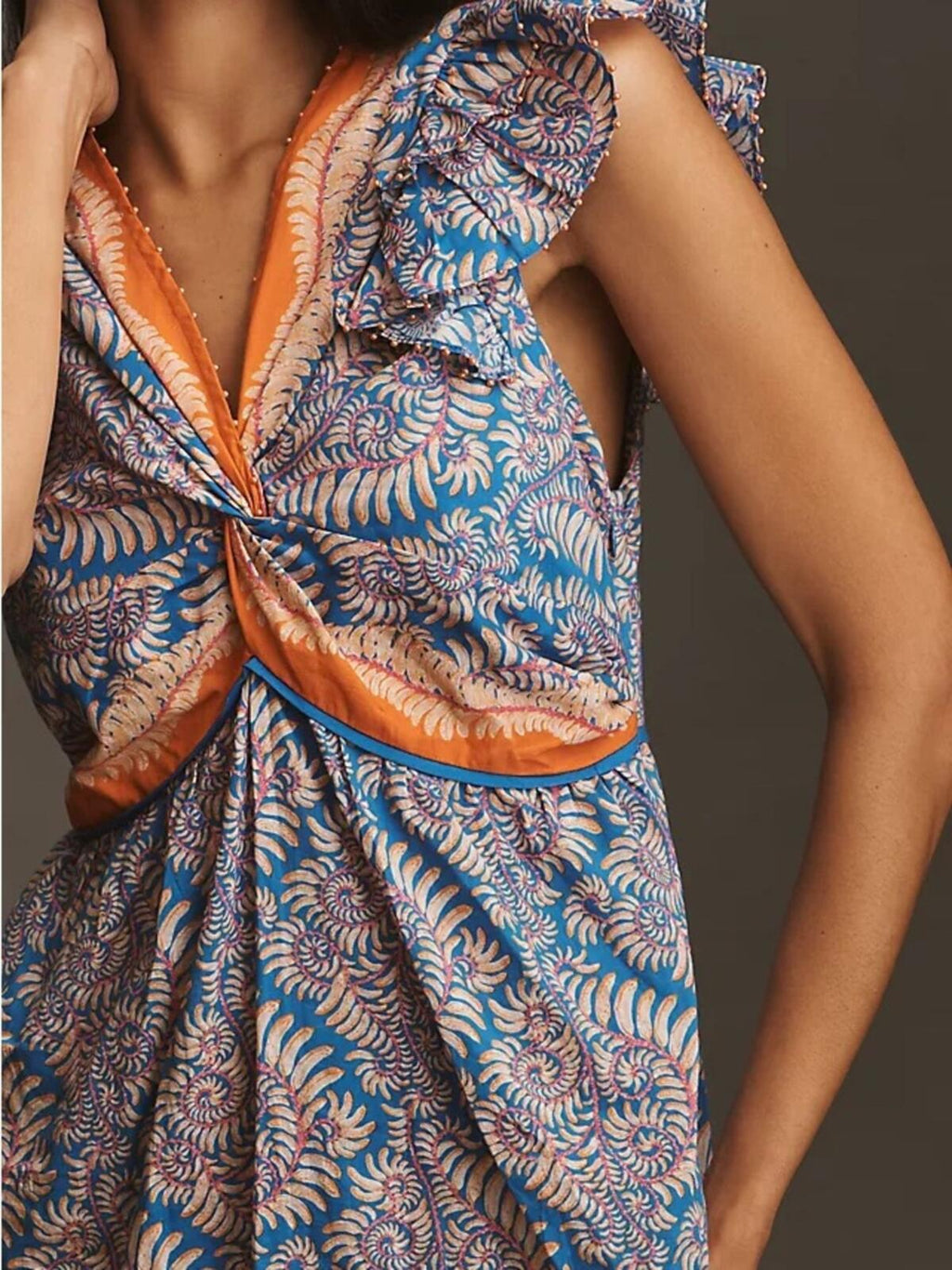 FARM Rio Flutter Sleeve Top