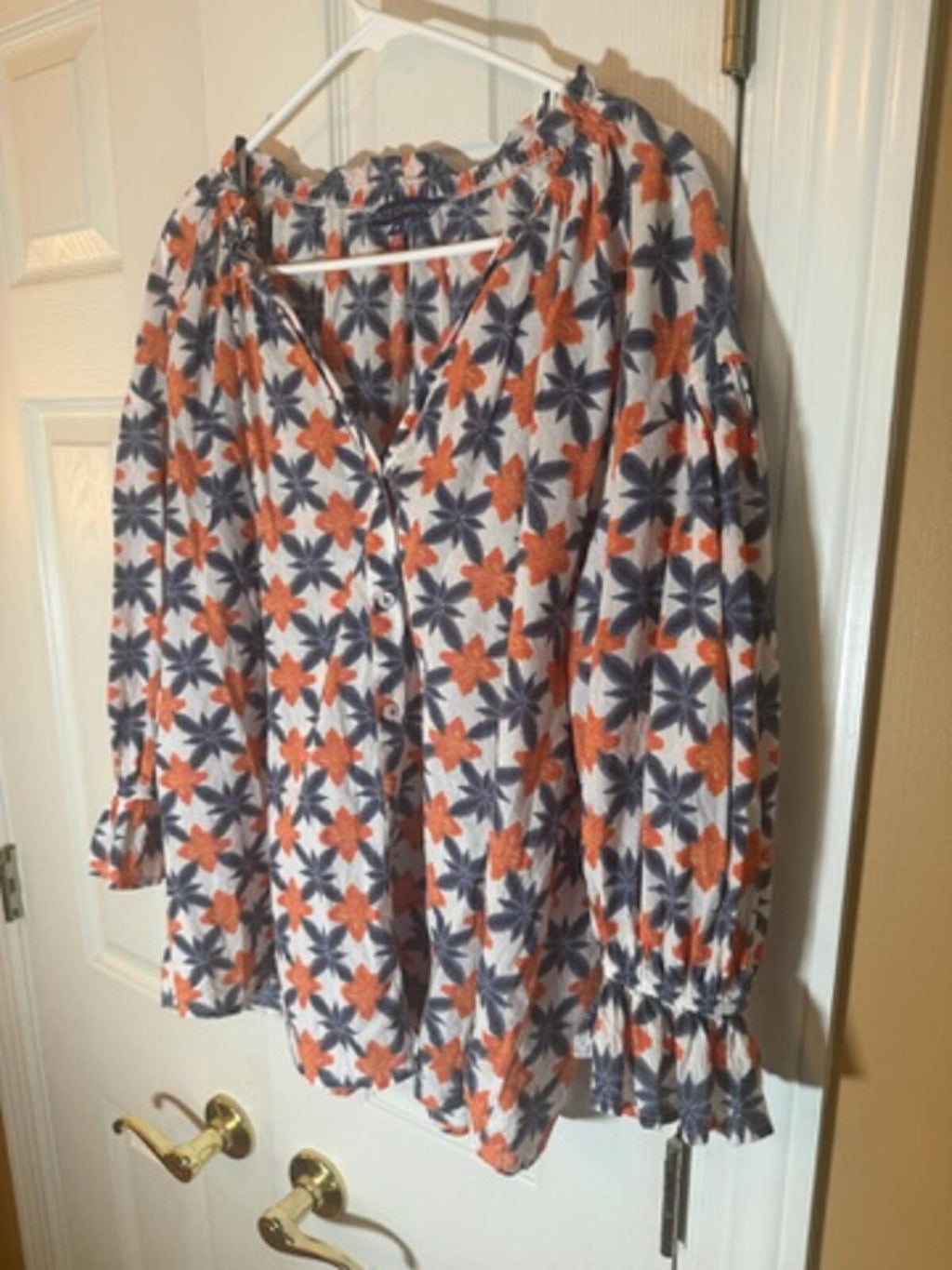 Tuckernuck Long Sleeve Floral Print Blouse