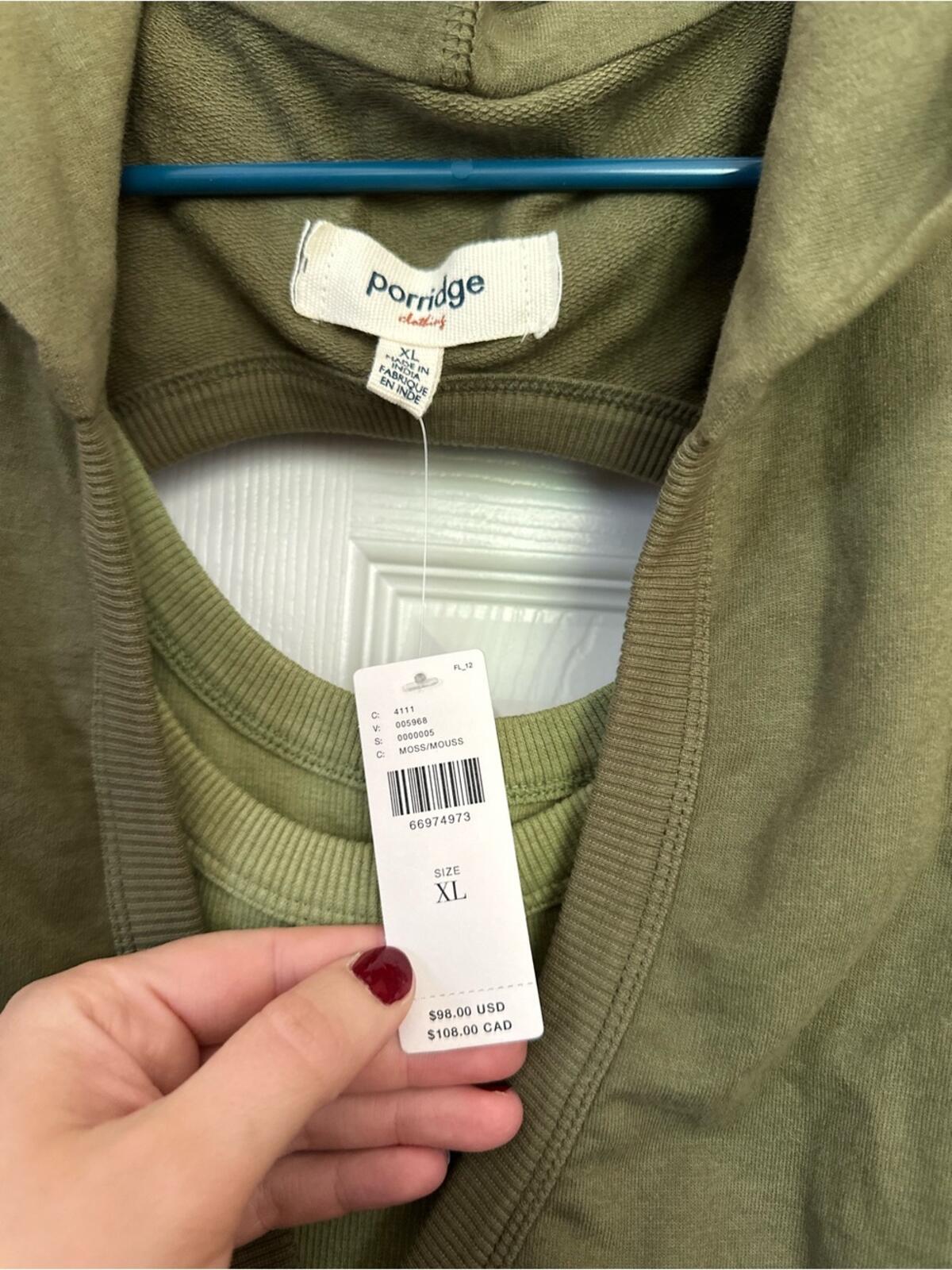 Anthropologie Wrap Hoodie with Tank