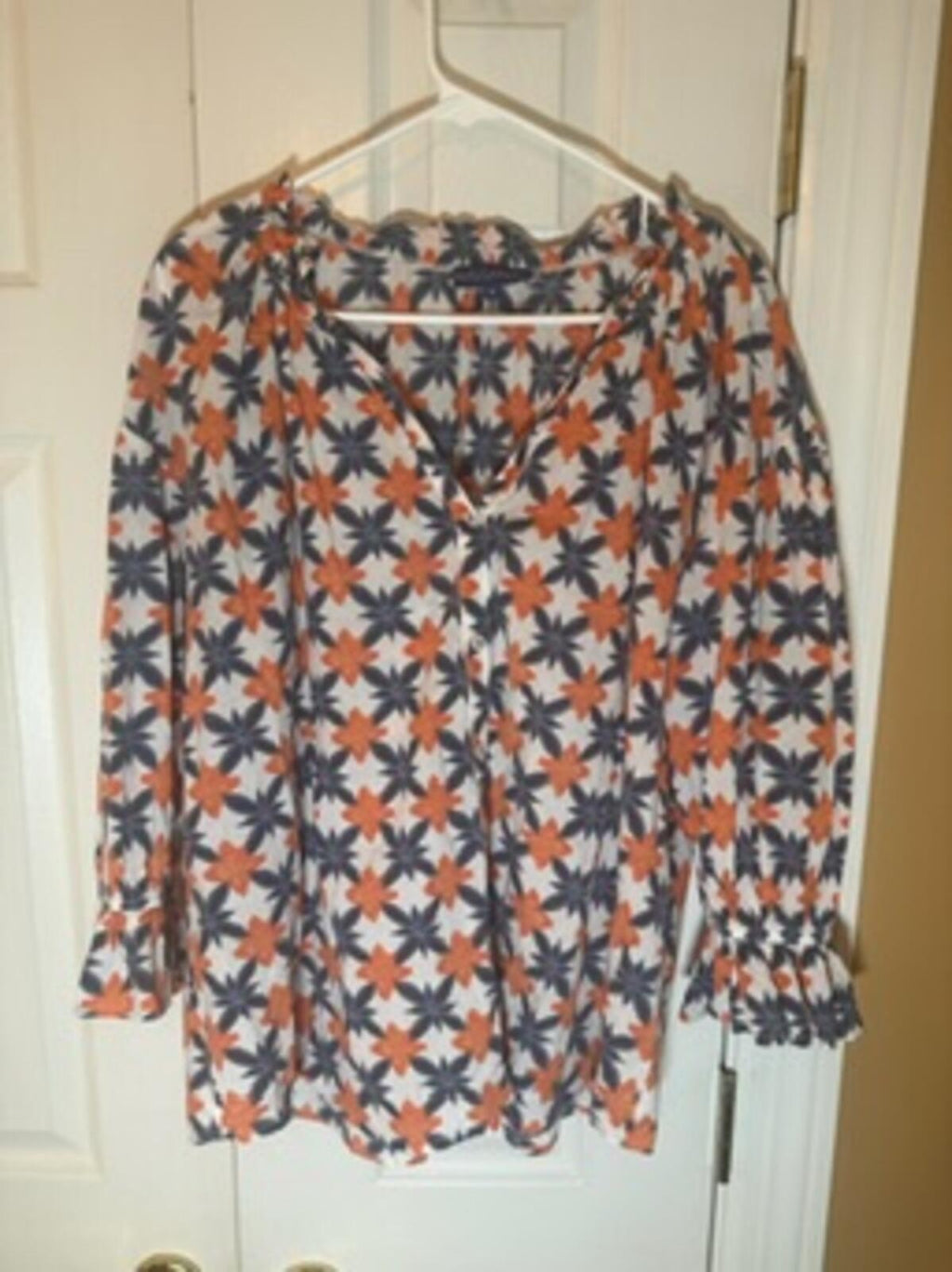 Tuckernuck Long Sleeve Floral Print Blouse