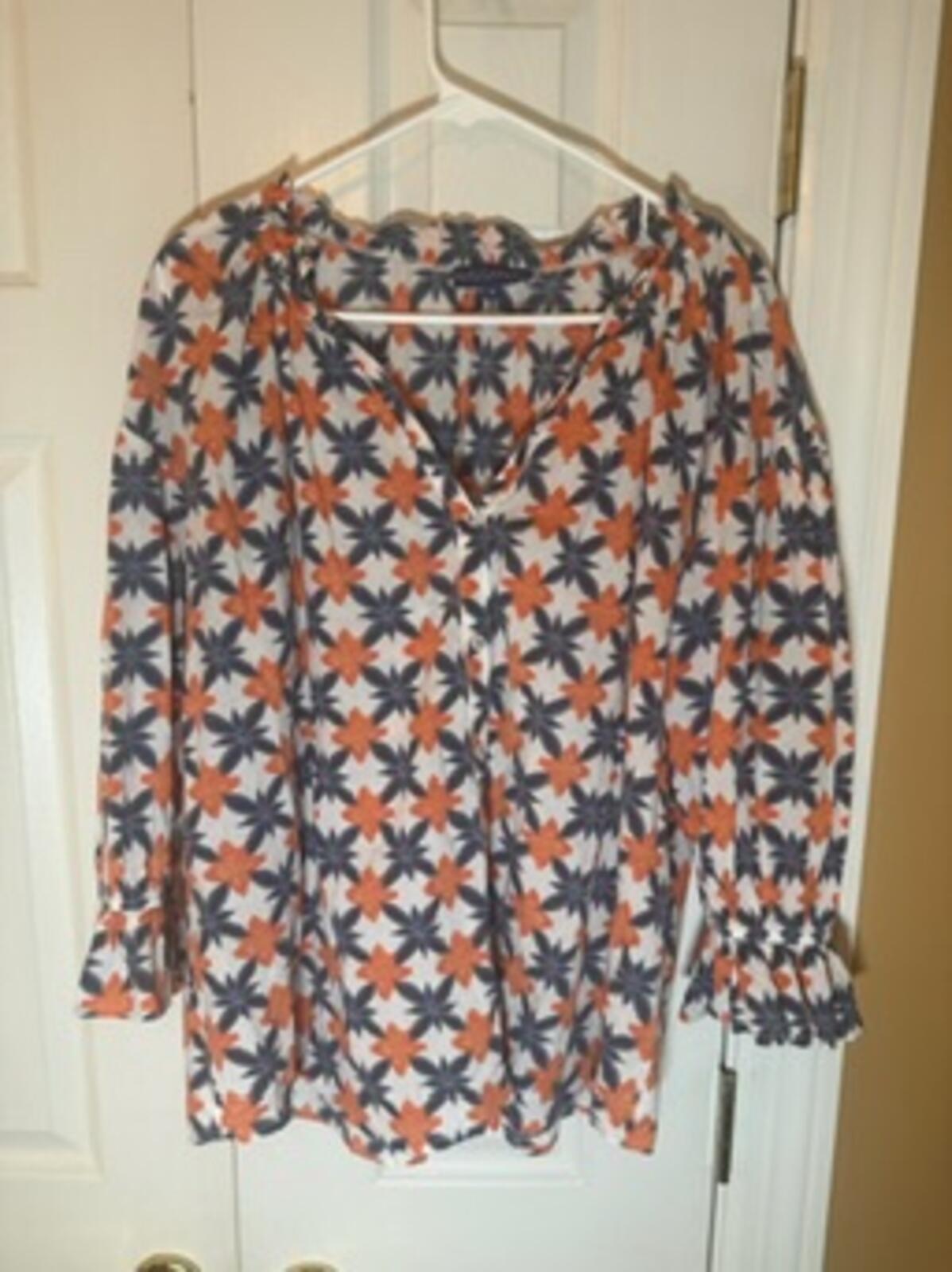 Tuckernuck Long Sleeve Floral Print Blouse