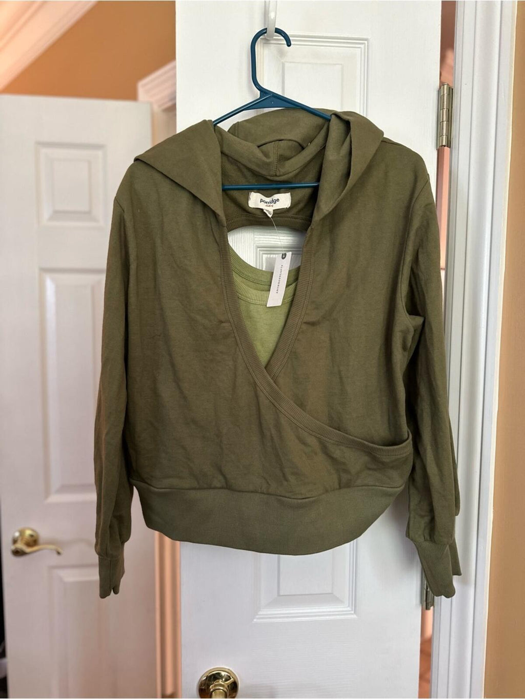 Anthropologie Wrap Hoodie with Tank