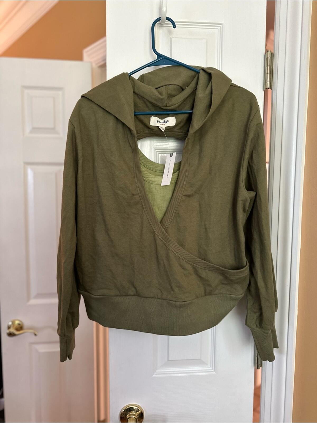 Anthropologie Wrap Hoodie with Tank