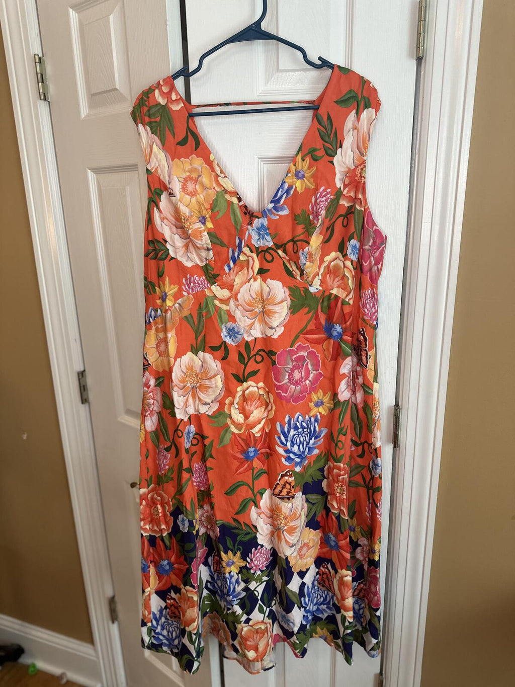 Anthropologie Floral Midi Dress