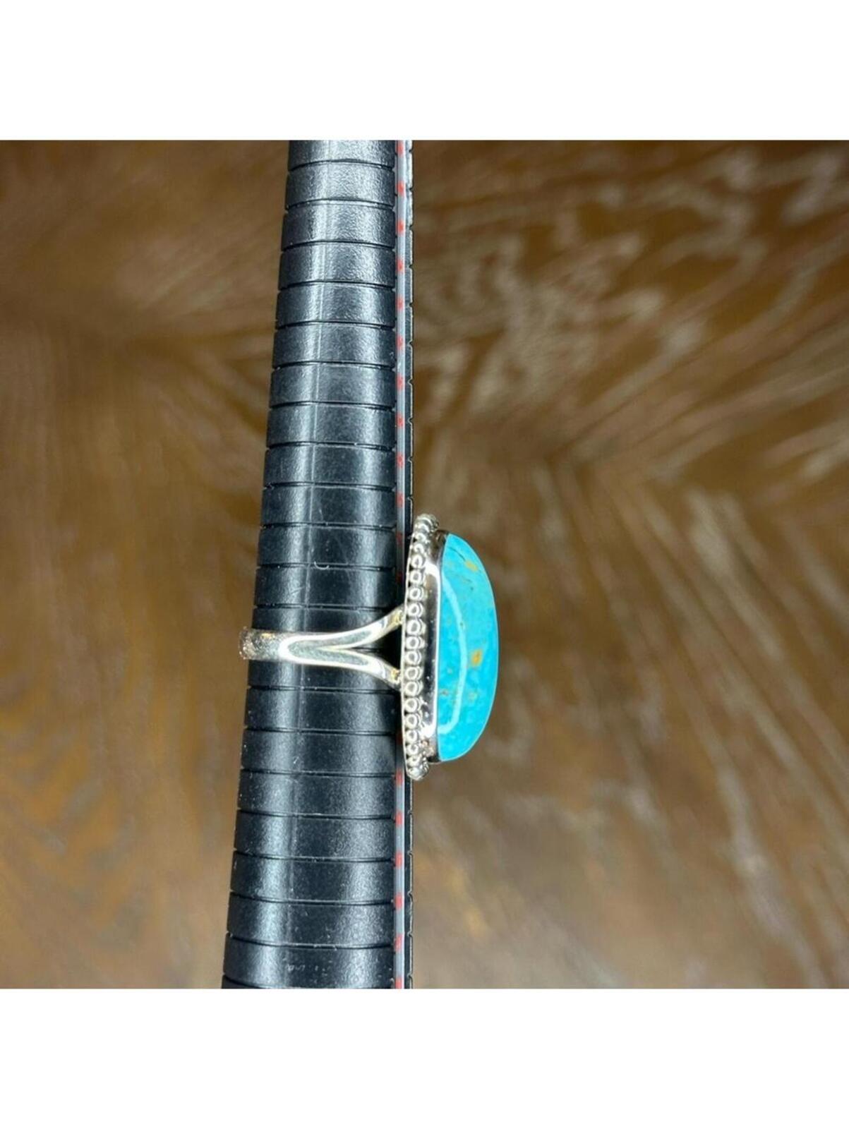 Large Natural Turquoise Ring