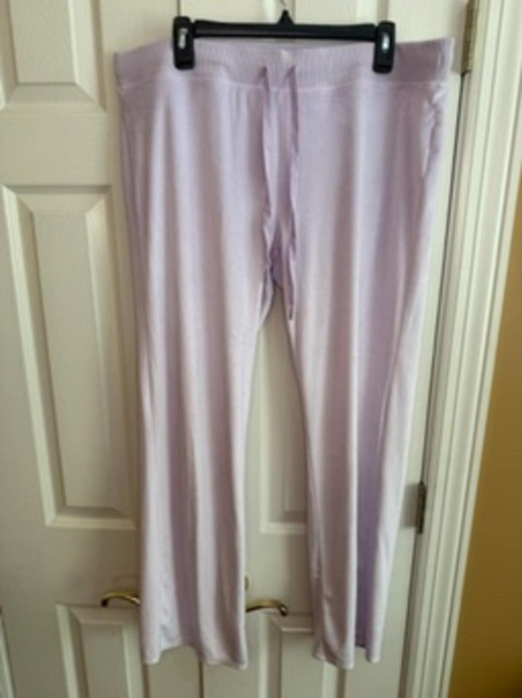 Light Purple Lounge Pants with Drawstring Waist