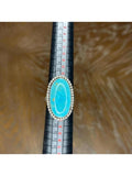 Large Natural Turquoise Ring