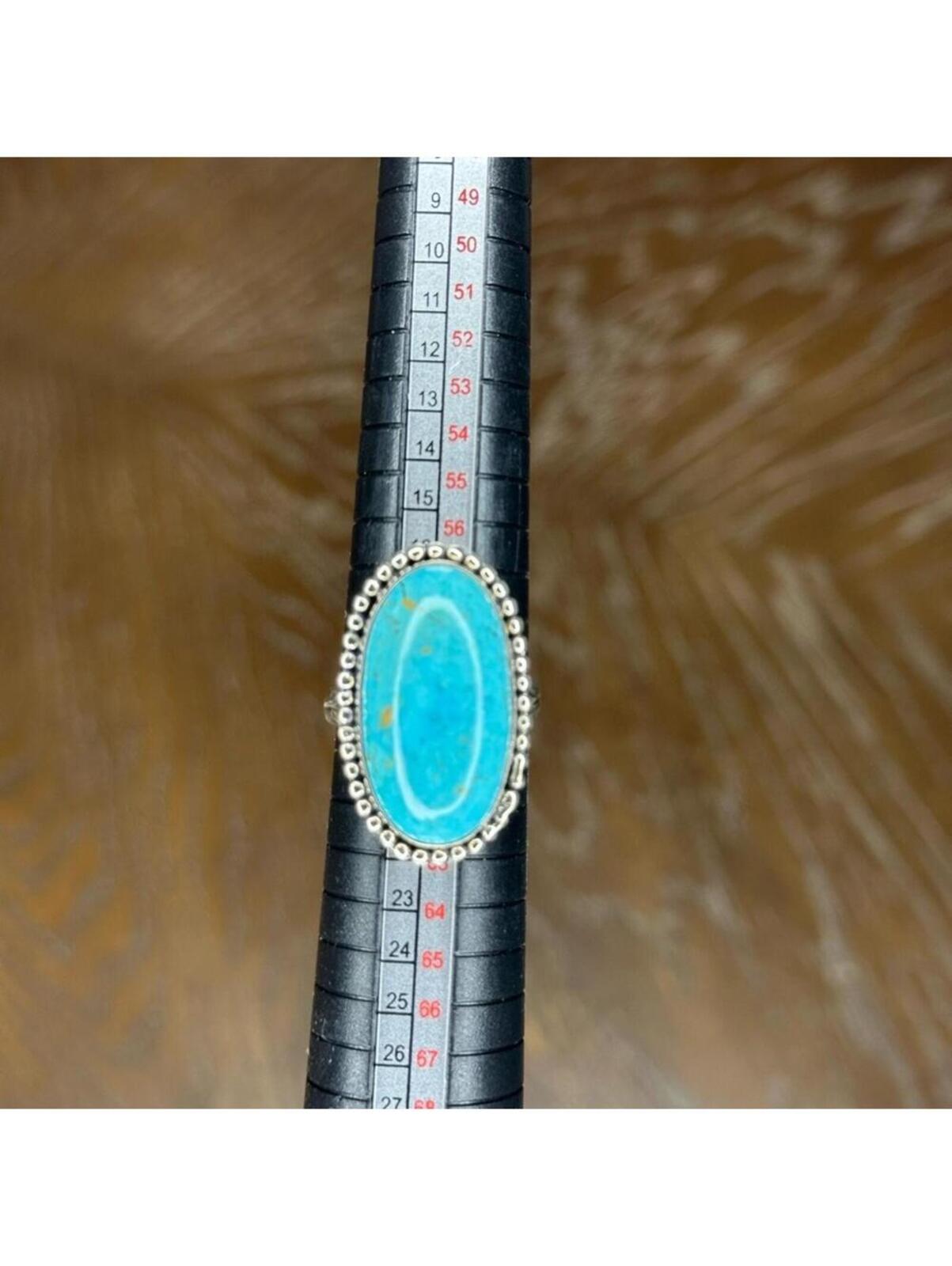 Large Natural Turquoise Ring