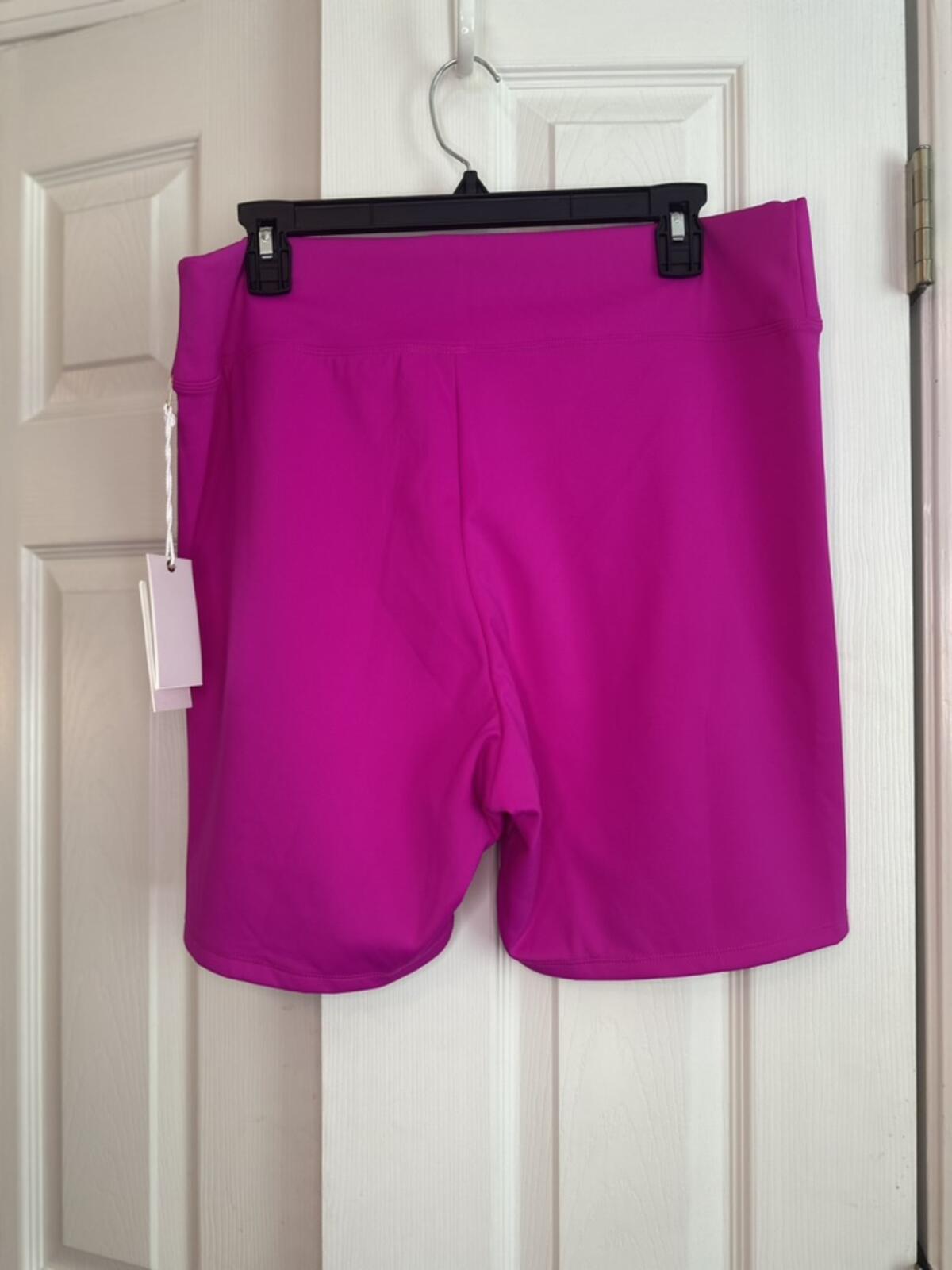 Good American Fuchsia Pink Biker Shorts Size 6 (2x)