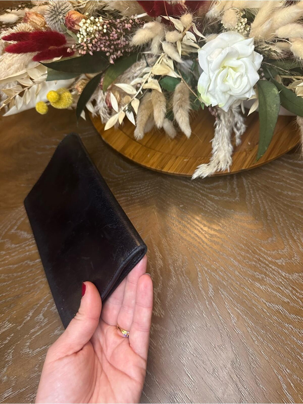 Vintage Navy Cartier Wallet