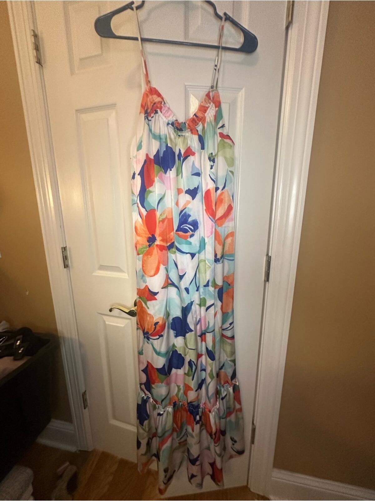Nicole Miller Floral Maxi Dress