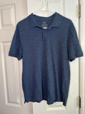Vince Men's Blue Cotton Polo Shirt Size S