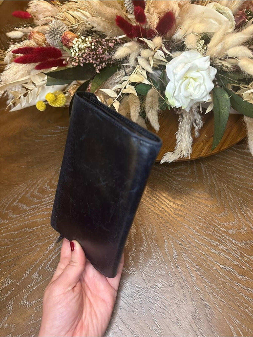Vintage Navy Cartier Wallet