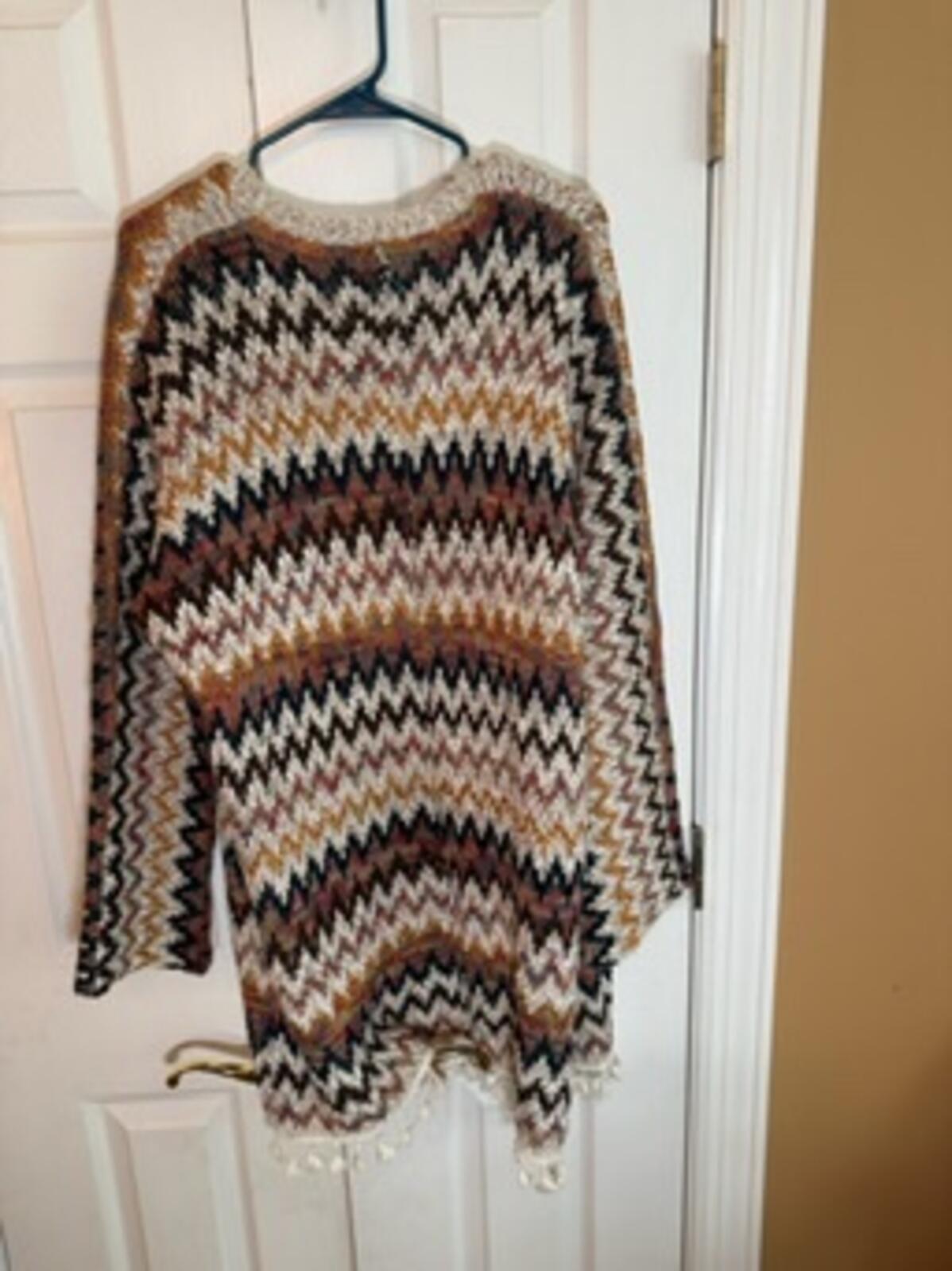 Soft Surroundings Women’s Boho Open Front Cardigan Sweater