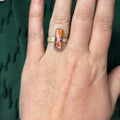 Pink Dahlia Sterling silver Ring