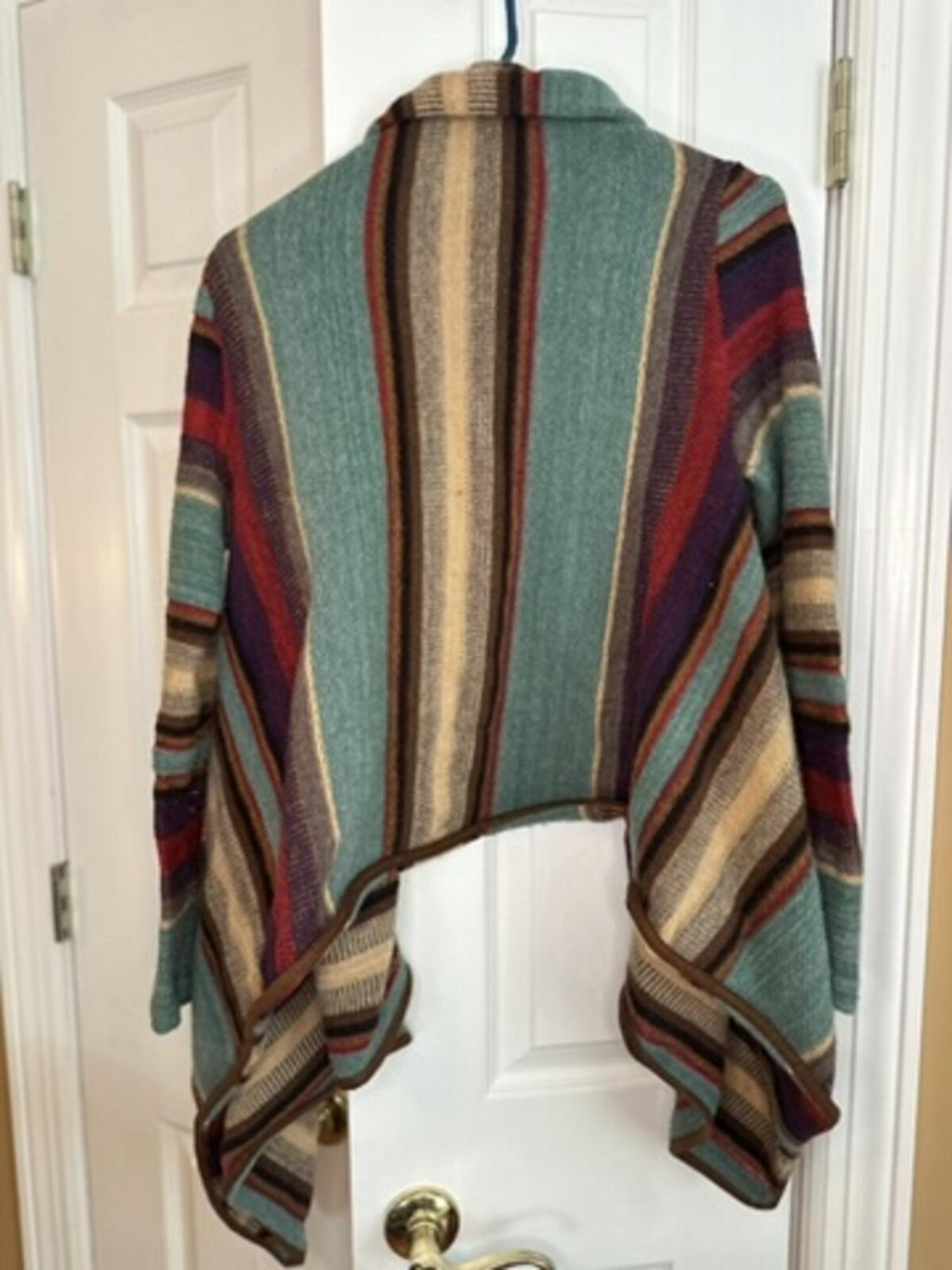 Lauren Ralph Lauren Striped Knit Cardigan Sweater S/M