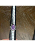 Amethyst and Sterling Silver Ring