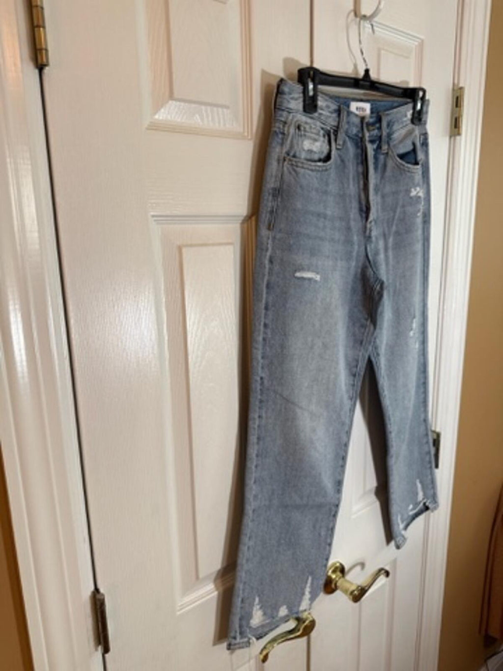 Pistola Women's Size 25 Light Wash Distressed Straight Leg