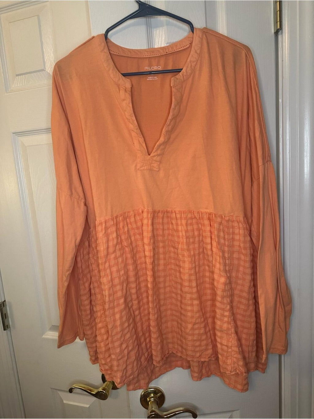 Pilcro Peplum Tunic Top