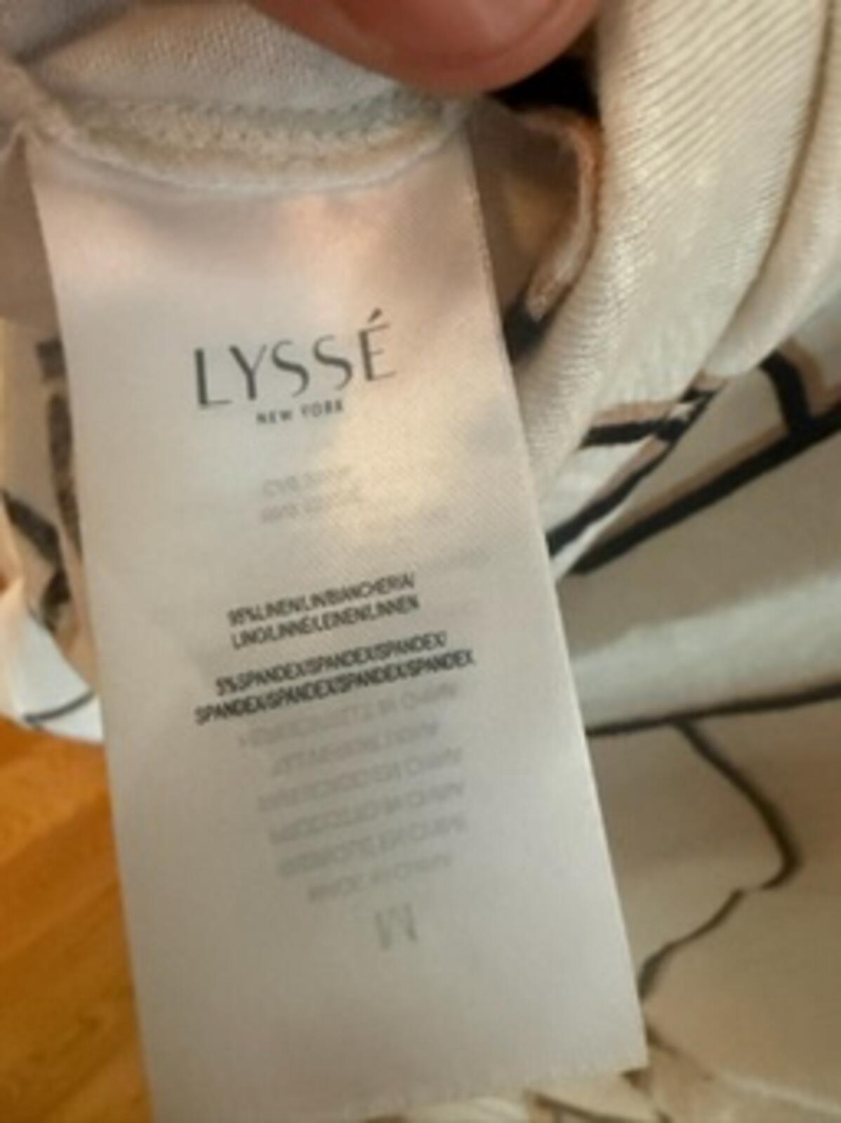 Lysse New York Women’s Medium Linen Blend Geometric Print M