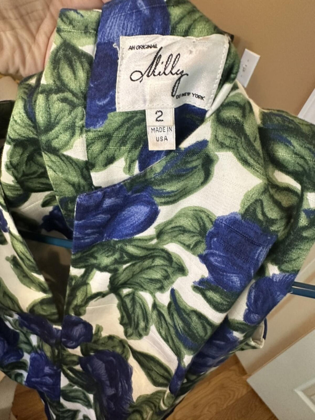 Milly Floral Print Sleeveless Dress Size 2