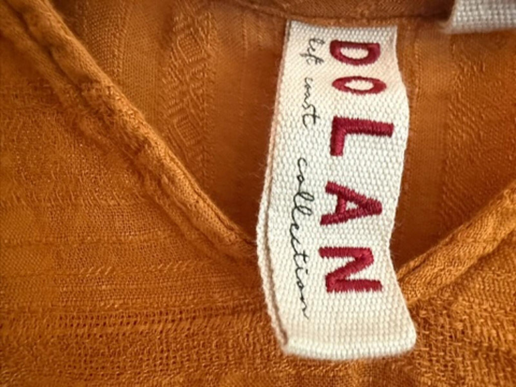 Dolan Rust Brown Textured Blouse XS