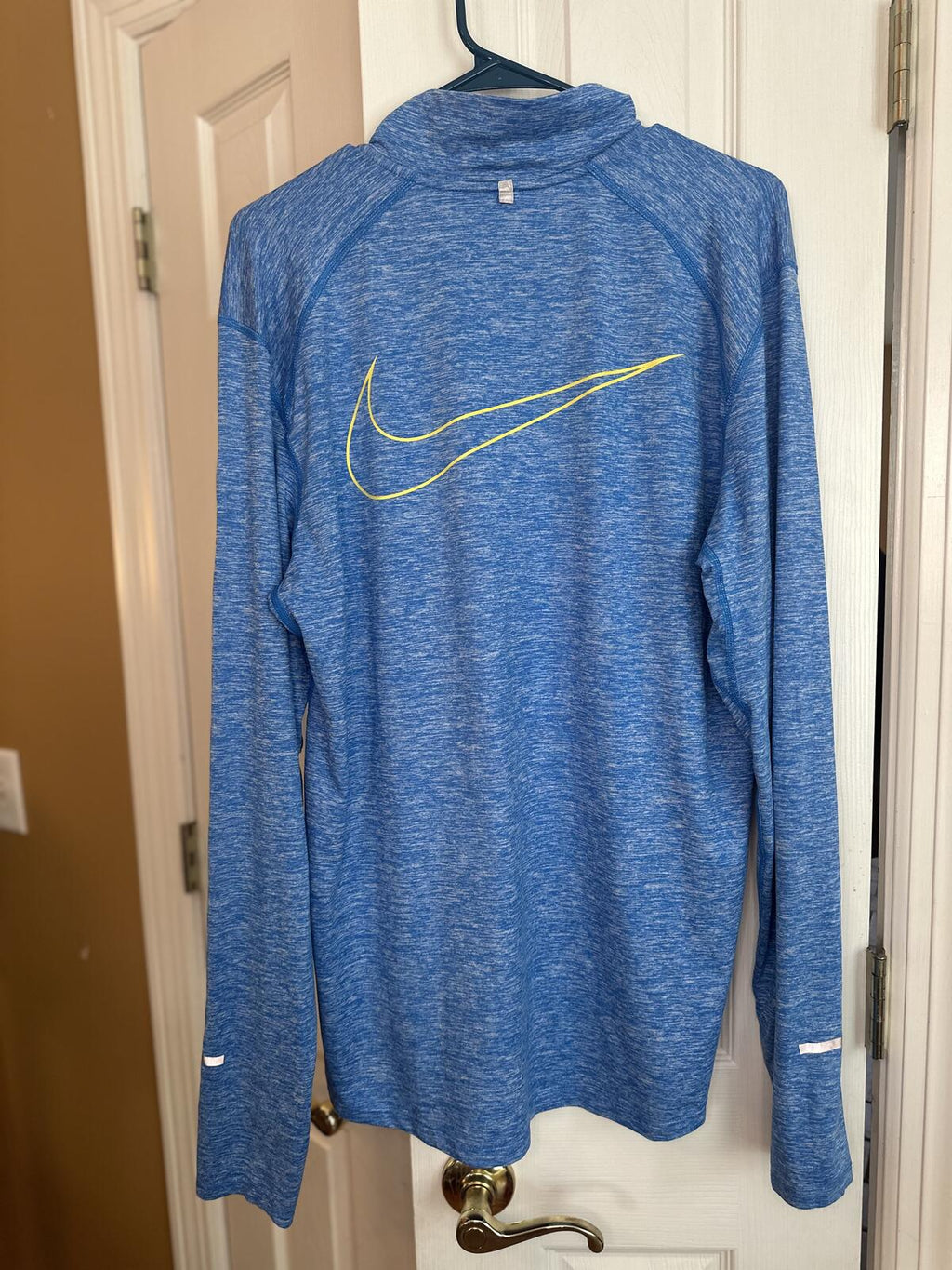 Nike Boston Marathon Dri-FIT Blue Running Long Sleeve Size L