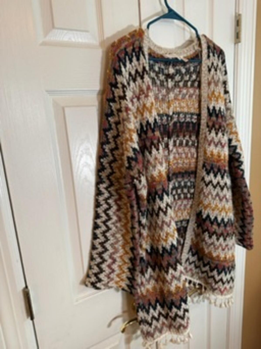 Soft Surroundings Women’s Boho Open Front Cardigan Sweater