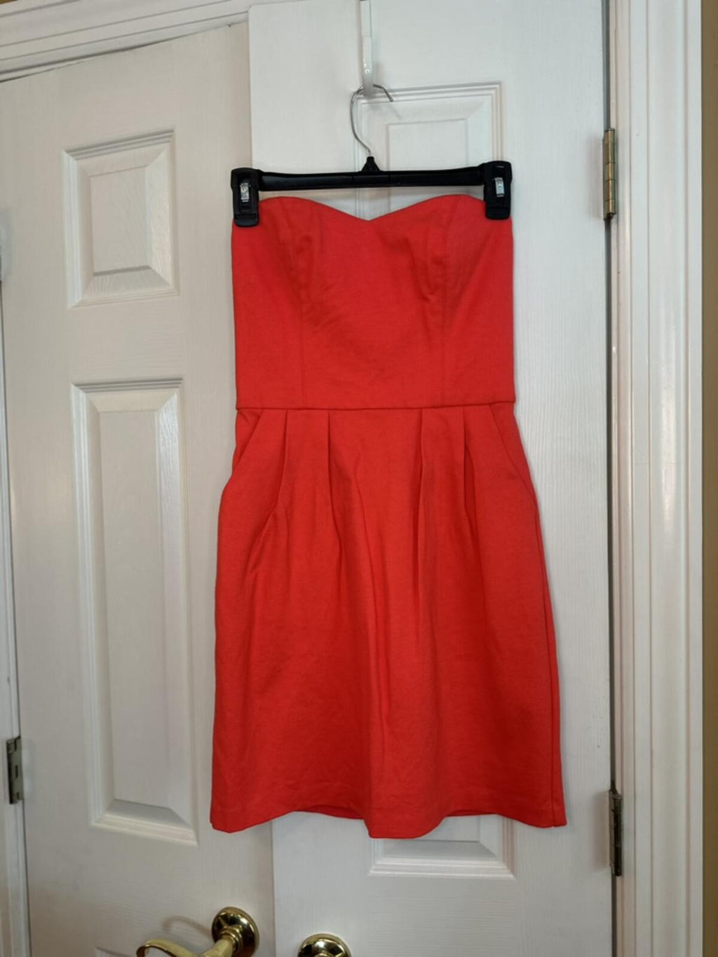 Amanda Uprichard Strapless Coral Dress Size Small