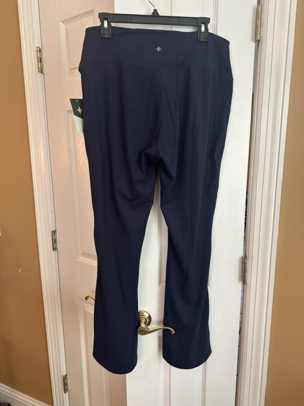 Tuckernuck High Waist Flare Leggings in Navy Blue