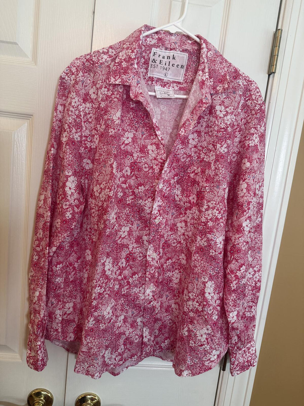 Frank & Eileen Women's Long Sleeve Floral Button-Up Shirt