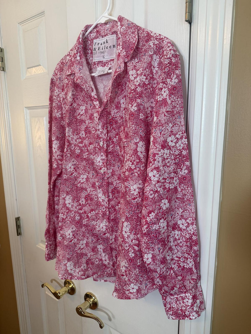 Frank & Eileen Women's Long Sleeve Floral Button-Up Shirt
