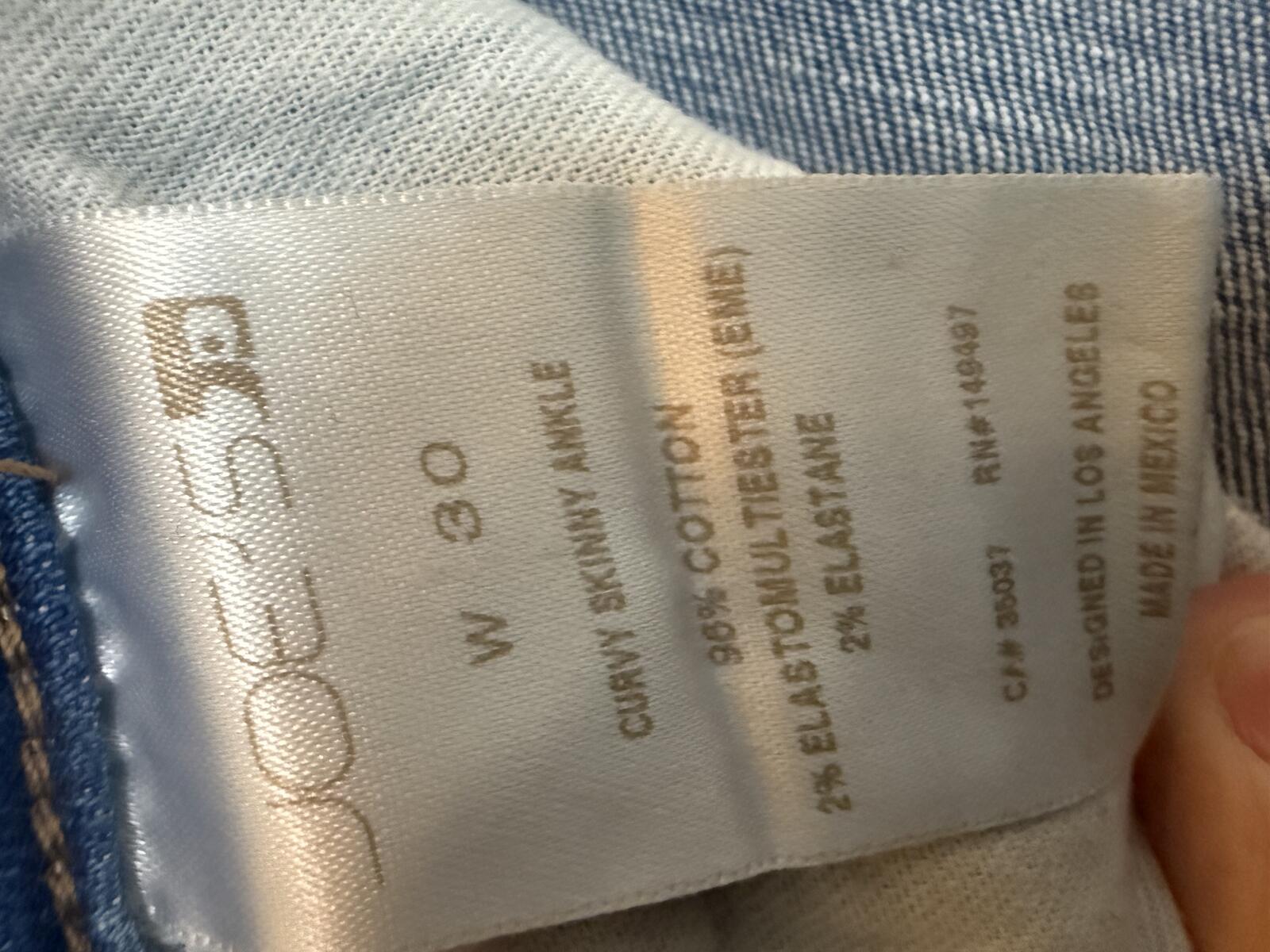 JOE’S Jeans Montebello Skinny Ankle  Women’s Size 30