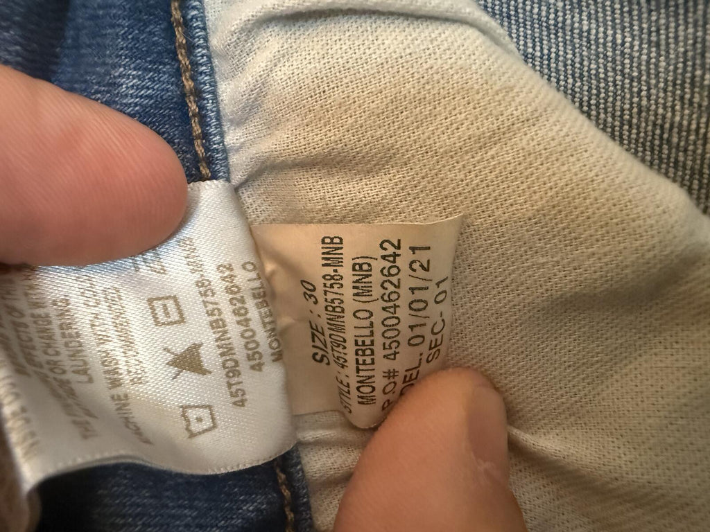 JOE’S Jeans Montebello Skinny Ankle  Women’s Size 30