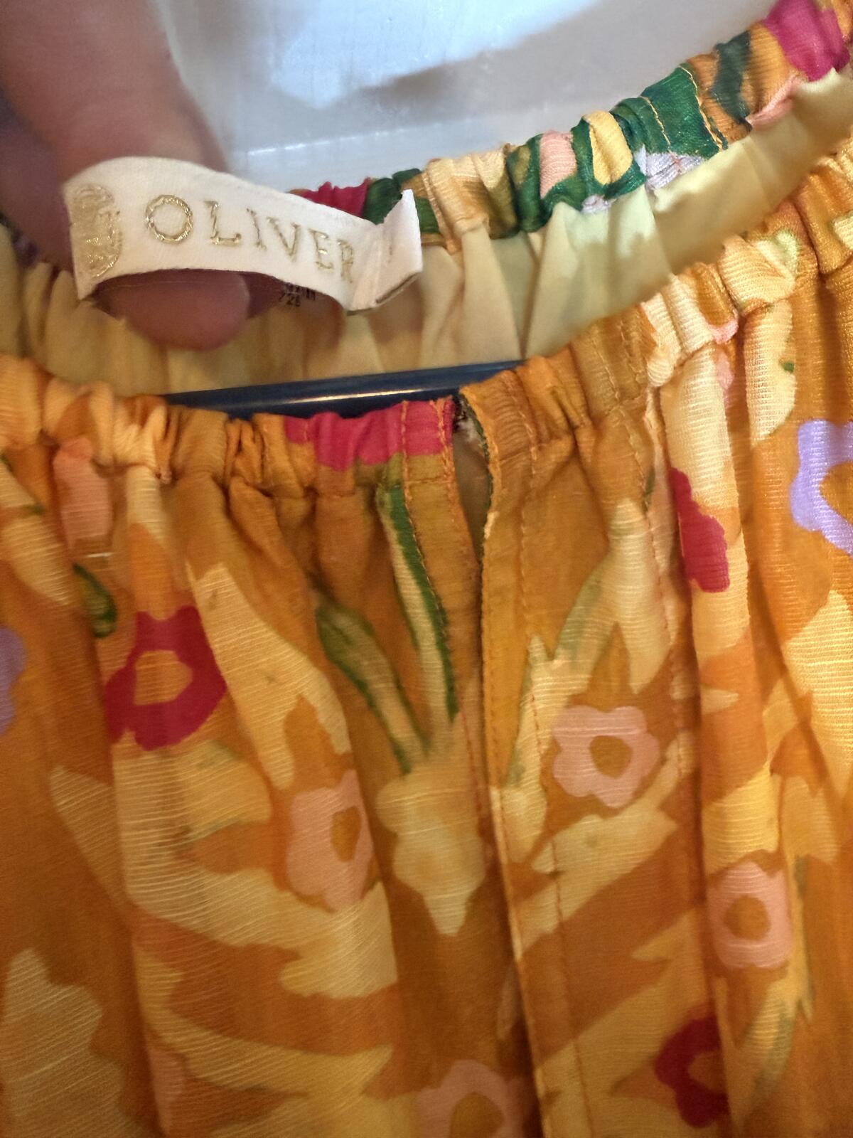 Marie Oliver Floral Puff Sleeve Mini Dress Women’s Size XL