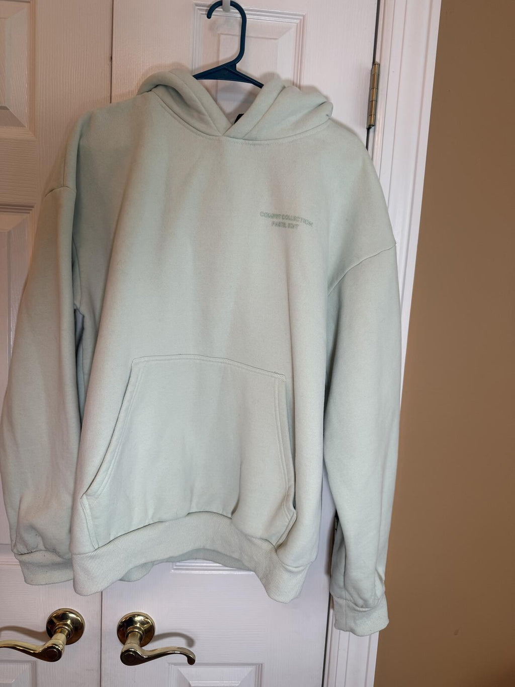Comfort Collection Pastel Edit Hoodie Large Mint Green